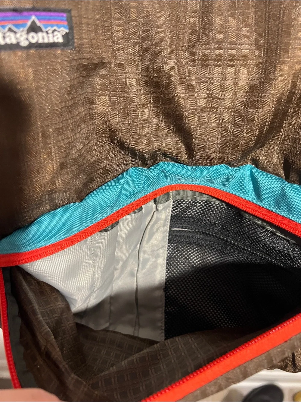 Vintage Y2K Patagonia Brown Messenger Travel Bag